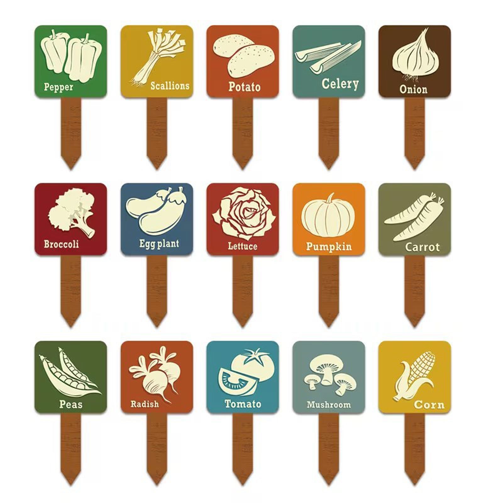 15PCS Wooden Vegetable Garden  - Bonsai Garden Ticket ulasan dan harga
